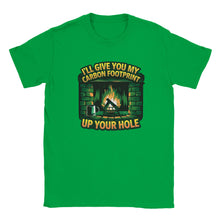 Load image into Gallery viewer, Carbon Footprint Sarcasm T-shirt - Urban Celt