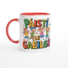 Load image into Gallery viewer, Páistí Le Gaeilge 11oz Ceramic Mug - Urban Celt
