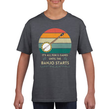 Load image into Gallery viewer, Fun & Games Kids Banjo T-shirt - Urban Celt