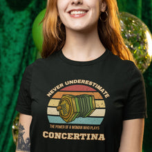 Load image into Gallery viewer, Never Underestimate the Power of a Woman Who Plays Concertina - Urban Celt