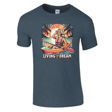 Load image into Gallery viewer, Living The Dream Woman Kayaker T-shirt - Urban Celt