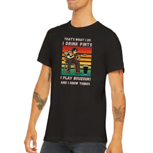 Load image into Gallery viewer, Bouzouki and Pints T-shirt - Urban Celt