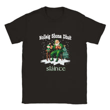 Load image into Gallery viewer, Sláinte Irish Christmas T-shirt - Urban Celt