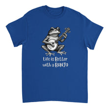 Load image into Gallery viewer, Life is Better with a Banjo T-shirt - Urban Celt