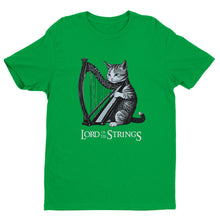 Load image into Gallery viewer, Cat Playing the Harp T-shirt - Urban Celt