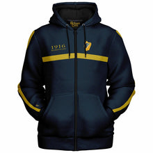 Load image into Gallery viewer, 1916 Easter Rising Navy Gold Fleece Lined Hoodie