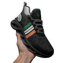 Load image into Gallery viewer, Celtic Tricolour Black Edition Trainers