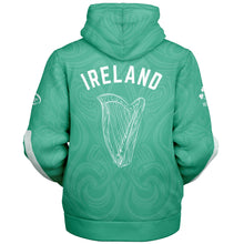 Load image into Gallery viewer, Ireland Rugby Microfleece Zip Hoodie - Urban Celt