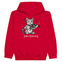 Load image into Gallery viewer, Lord of the Strings Cat Fiddle Kids Hoodie - Urban Celt