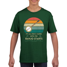 Load image into Gallery viewer, Fun & Games Kids Banjo T-shirt - Urban Celt