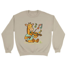 Load image into Gallery viewer, Giraffe Playing Fiddle Sweatshirt - Urban Celt