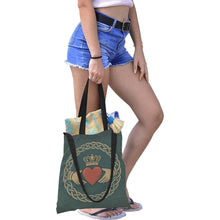 Load image into Gallery viewer, Eternal Claddagh Canvas Tote Bag