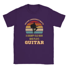 Load image into Gallery viewer, Grumpy Old Man Guitar T-shirt - Urban Celt