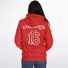 Load image into Gallery viewer, Cork 1916 Red-White Microfleece Ziphoodie