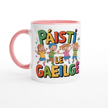 Load image into Gallery viewer, Páistí Le Gaeilge 11oz Ceramic Mug - Urban Celt