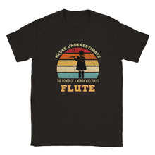 Load image into Gallery viewer, Never Underestimate the Power of a Woman Who Plays Flute - Urban Celt