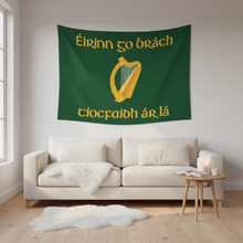Load image into Gallery viewer, Eirinn go Brách Wall Tapestry 80"x 60"