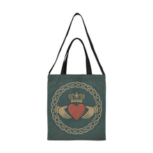 Load image into Gallery viewer, Eternal Claddagh Canvas Tote Bag