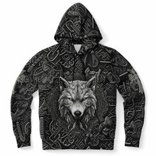 Load image into Gallery viewer, Fenrir Viking Wolf Hoodie - Urban Celt