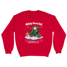 Load image into Gallery viewer, Sláinte Irish Merry Christmas Sweatshirt - Urban Celt