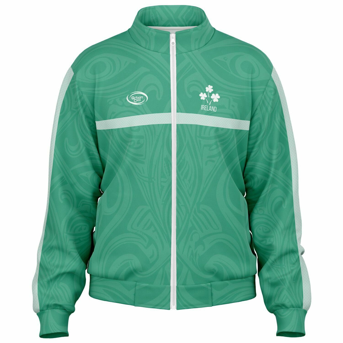 Ireland Rugby Track Top, Irish Rugby Track Suit Top, Irish Rugby Fan