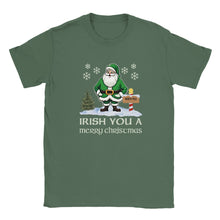 Load image into Gallery viewer, Irish You A Merry Christmas T-shirt - Urban Celt