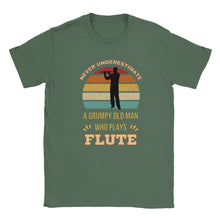 Load image into Gallery viewer, Grumpy Old Man Flute T-shirt - Urban Celt