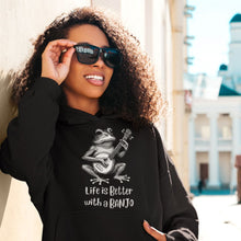 Load image into Gallery viewer, Life is Better with a Banjo Hoodie - Urban Celt