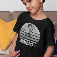 Load image into Gallery viewer, Life Is More Fun Banjo Boy Kids T-shirt - Urban Celt