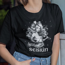 Load image into Gallery viewer, Seisiún Fiddle Illustration T-shirt - Urban Celt