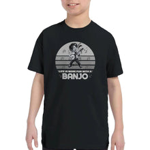 Load image into Gallery viewer, Life Is More Fun Banjo Boy Kids T-shirt - Urban Celt