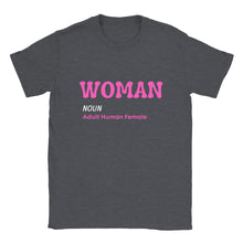 Load image into Gallery viewer, Woman - Adult Human Female T-shirt - Urban Celt