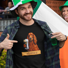 Load image into Gallery viewer, Sláinte Red Setter & Guinness T-shirt - Urban Celt