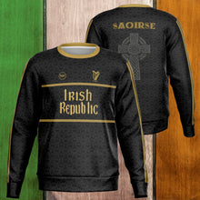Load image into Gallery viewer, Irish Republic Black-Gold Edition Sweatshirt
