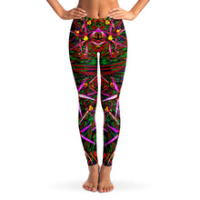 Load image into Gallery viewer, Psychedelic Leaves Leggings - Urban Celt