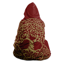Load image into Gallery viewer, Odin's Raven Hooded Blanket - Urban Celt
