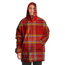 Load image into Gallery viewer, Red Tartan Plaid Snug Hoodie - Urban Celt
