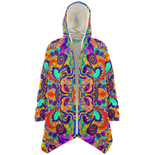 Load image into Gallery viewer, Funky Psychedelic Fleece Lined Cloak - Urban Celt