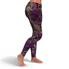 Load image into Gallery viewer, Purple Woodland Leggings - Urban Celt