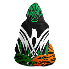 Load image into Gallery viewer, Celtic Birds Of Prey Hooded Blanket - Urban Celt