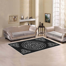 Load image into Gallery viewer, Celtic Knot Black Area Rug 5&#39;x3&#39;3&#39;&#39;
