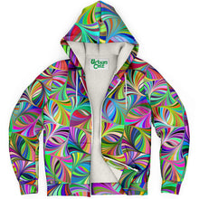 Load image into Gallery viewer, Crazy Colours Microfleece Zip Hoodie - Urban Celt