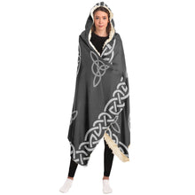 Load image into Gallery viewer, Celtic Tree of Life Hooded Blanket - Urban Celt