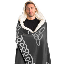 Load image into Gallery viewer, Celtic Tree of Life Hooded Blanket - Urban Celt