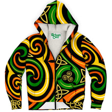 Load image into Gallery viewer, Celtic Spiral Cosy Zip Hoodie - Urban Celt