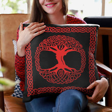 Load image into Gallery viewer, Celtic Tree of Life Pillow - Urban Celt
