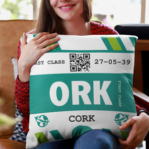 Cork Airport Square Pillow