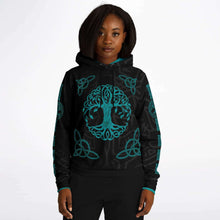 Load image into Gallery viewer, Celtic Norse Tree of Life Hoodie - Urban Celt