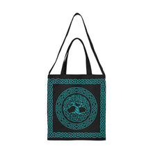 Load image into Gallery viewer, Celtic Norse Tree of Life Canvas Tote Bag

