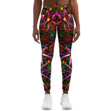 Load image into Gallery viewer, Psychedelic Leaves Leggings - Urban Celt